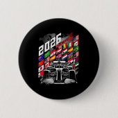 2026 Calendar Racing Circuit Schedule Places  缶バッジ (正面)