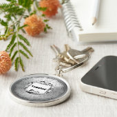 2026 Calendar Round Keychain Teacher キーホルダー (側面)