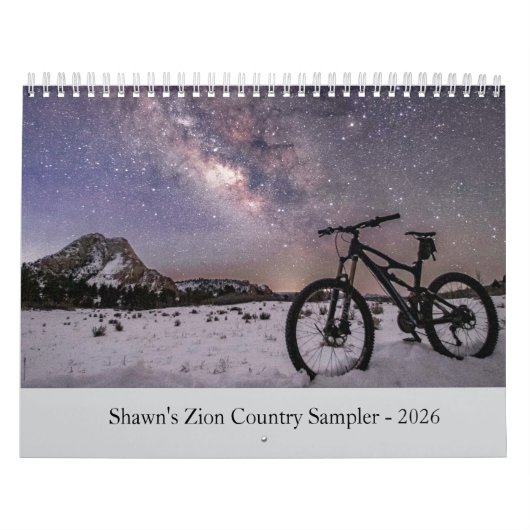 2026 Calendar - Shawn's Zion Country Sampler カレンダー (カバー)