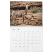 2026 Calendar - Shawn's Zion Country Sampler カレンダー (3月 2027)