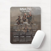 2026 Calendar - Spirit of 76 - America's 250th マウスパッド (マウス)