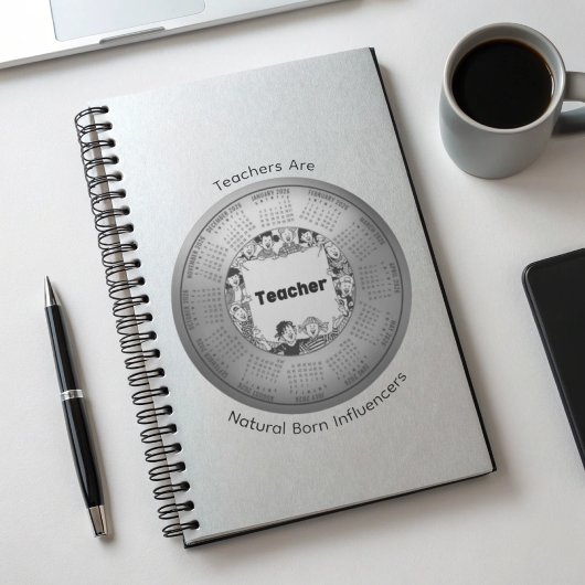 2026 Calendar Teachers Are Natural Born Influencer プランナー手帳