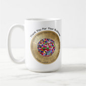 2026 Calendar - Thank You For Your Business Coffee コーヒーマグカップ (左)