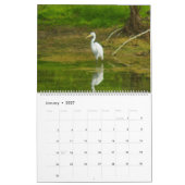 2026 CALENDAR:THE ART OF BATHING by A.GRATE EGRET  カレンダー (1月 2027)