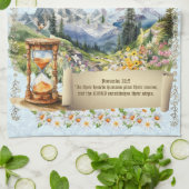 2026 Calendar Towel Alps Mountains Proverbs キッチンタオル (折り畳み)