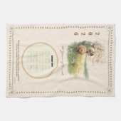 2026 Calendar Towel Christian Pastel Country Scene キッチンタオル (横)