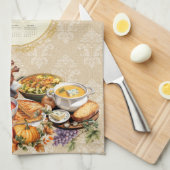 2026 Calendar Towel Grace Bless Us O Lord キッチンタオル (四つ折り)