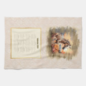 2026 Calendar Towel Horse in Sunset キッチンタオル (横)