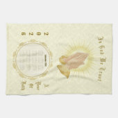 2026 Calendar Towel In God We Trust キッチンタオル (横)