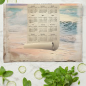 2026 Calendar Towel Inspirational Psalm 139 キッチンタオル (折り畳み)