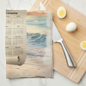 2026 Calendar Towel Inspirational Psalm 139 キッチンタオル (四つ折り)
