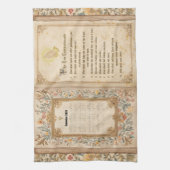 2026 Calendar Towel Ten Commandments Monastic  キッチンタオル (縦)