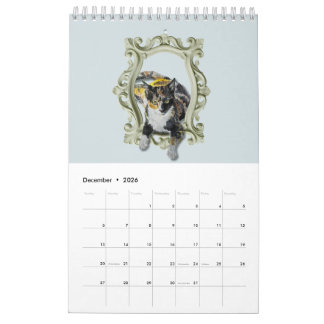 2026 Calendar Watercolor Pet Portraits by Amy DeVa カレンダー