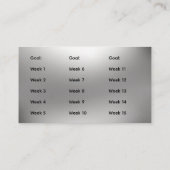 2026 Calendar Weight Loss Business Card 名刺 (裏面)