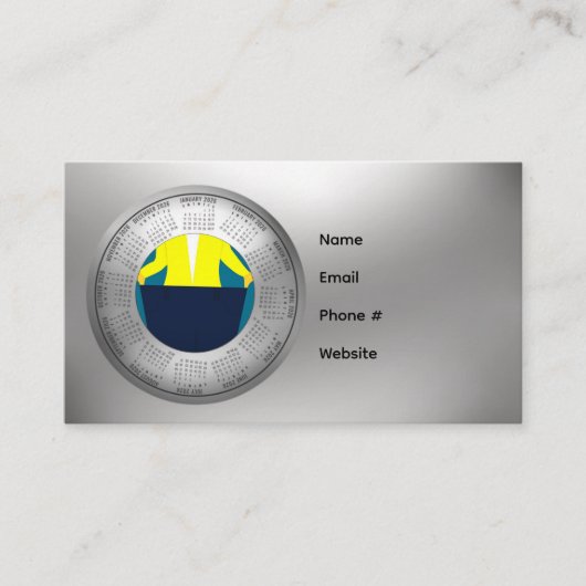 2026 Calendar Weight Loss Business Card 名刺 (正面)