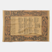 2026 Calendar Windsor Castle Onspired Woodwork キッチンタオル (横)