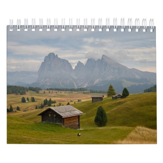 2026 Calendar with images of Italian Dolomites カレンダー (カバー)