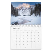 2026 Calendar with images of Italian Dolomites カレンダー (3月 2027)
