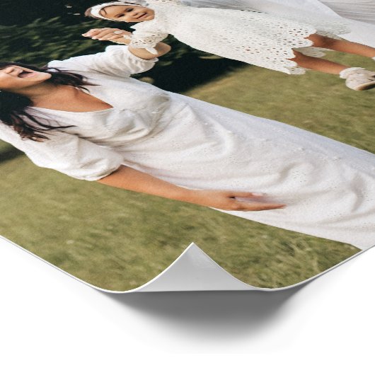 2026 Calendar with White Background  ポスター (角)