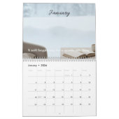 2026 Calm Calendar — Minimalist Soft Aesthetic カレンダー (1月 2026)