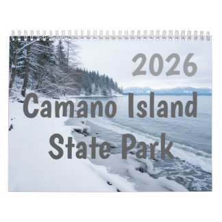 2026 Camano Island State Park Personalized カレンダー