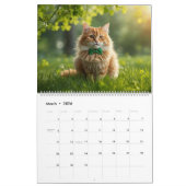 2026 Cat Calendar | 12 Month Wall Calendar カレンダー (3月 2026)