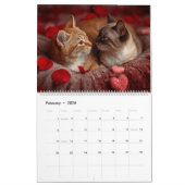 2026 Cat Calendar | 12 Month Wall Calendar カレンダー (2月 2026)