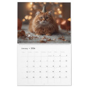 2026 Cat Calendar | 12 Month Wall Calendar カレンダー (1月 2026)