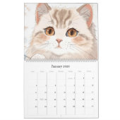 2026 Cat Lover Calendar カレンダー (1月 2026)
