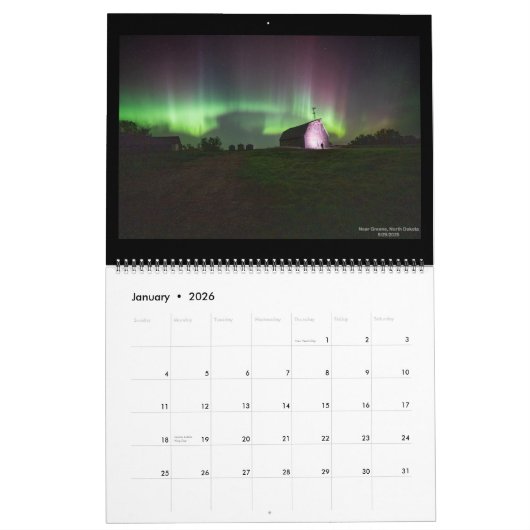 2026 CDSWXC Calendar by Josh Frye カレンダー (1月 2026)