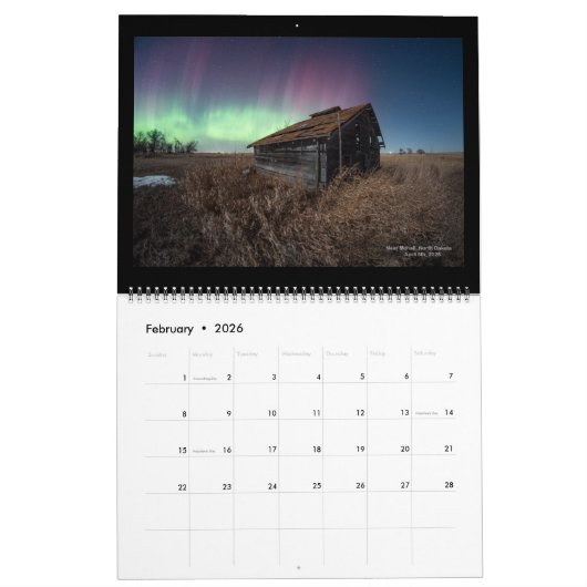 2026 CDSWXC Calendar by Josh Frye.. カレンダー (2月 2026)