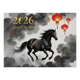 2026 Chines Year Of The Horse ポスター
