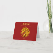 2026 Chinese New Year Gold Horse シーズンカード (正面)