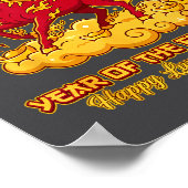 2026 Chinese New Year Of The Horse Lunar Zodiac  ポスター (角)