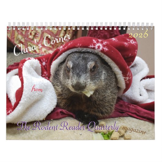 2026 Clara's Corner Groundhog Calendar G カレンダー (カバー)