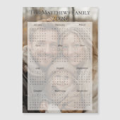 2026 Classic Holiday Photo Calendar (正面)