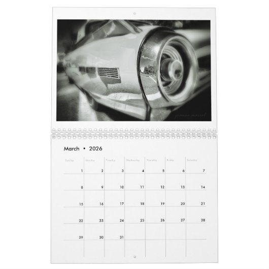 2026 Classic Thunderbirds Calendar カレンダー (3月 2026)