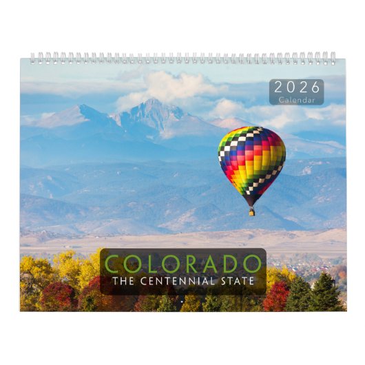 2026 Colorado Nature Photography Calendar カレンダー (カバー)