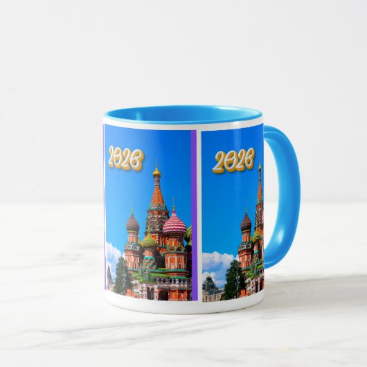 “2026 – Colors of Moscow” マグカップ (正面右)