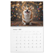 2026 Corgi Calendar | 12 Month Wall Calendar カレンダー (1月 2027)