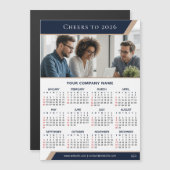 2026 Corporate Giveaway Photo Modern Fridge Magnet (正面/裏面)