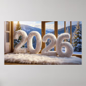2026 Cozy Lodge Print | Samsung Frame TV Art ポスター (正面)