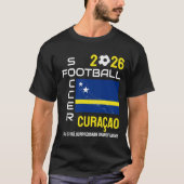 2026 CURACAO KORSOU Football Soccer Tシャツ (正面)