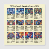 2026 Custom Cosmic Goddess Calendar Sunday start (正面)