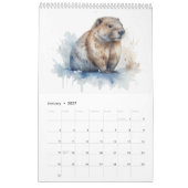 2026 Custom Forest Animals Photo Calendar カレンダー (1月 2027)