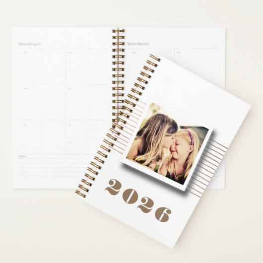 2026 Custom Personalized Photo Diary Planner プランナー手帳 (ディスプレー)