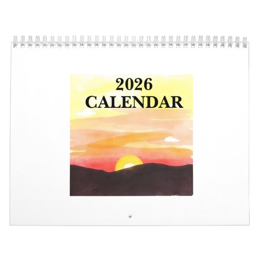 2026 Custom Photo Calendar カレンダー (カバー)
