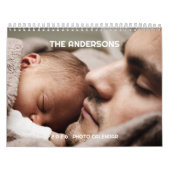 2026 Custom Photo Calendar | Editable Year Text カレンダー (カバー)