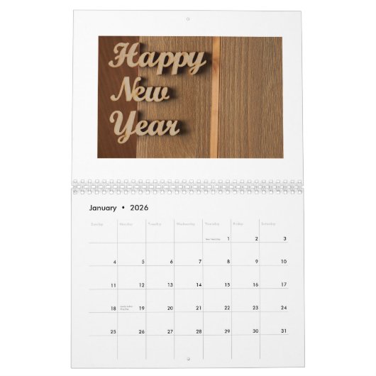 2026 CUSTOM PHOTO DESK CALENDAR カレンダー (1月 2026)