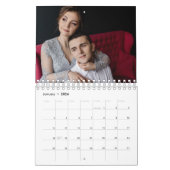 2026 Custom Wedding Photo Chic Script Calendar カレンダー (1月 2026)